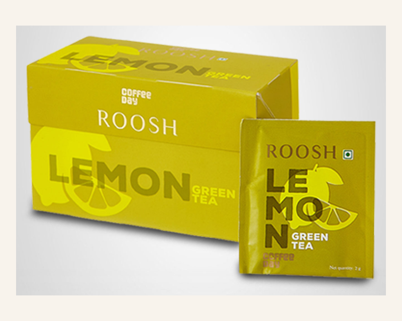 Coffee Day Roosh Green Tea Lemon tea bags